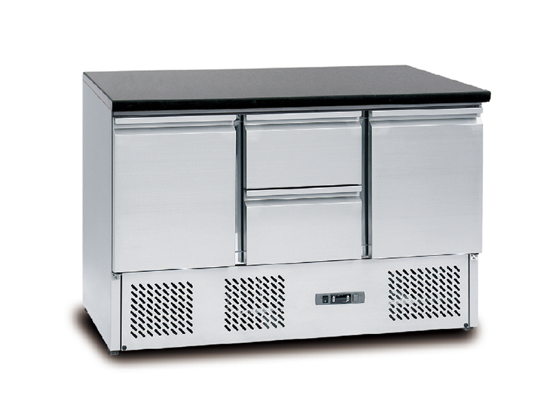 Coolberg  Appliance 53" 2-Doors 2 Drawers Stainless Steel Undercounter Refrigerator