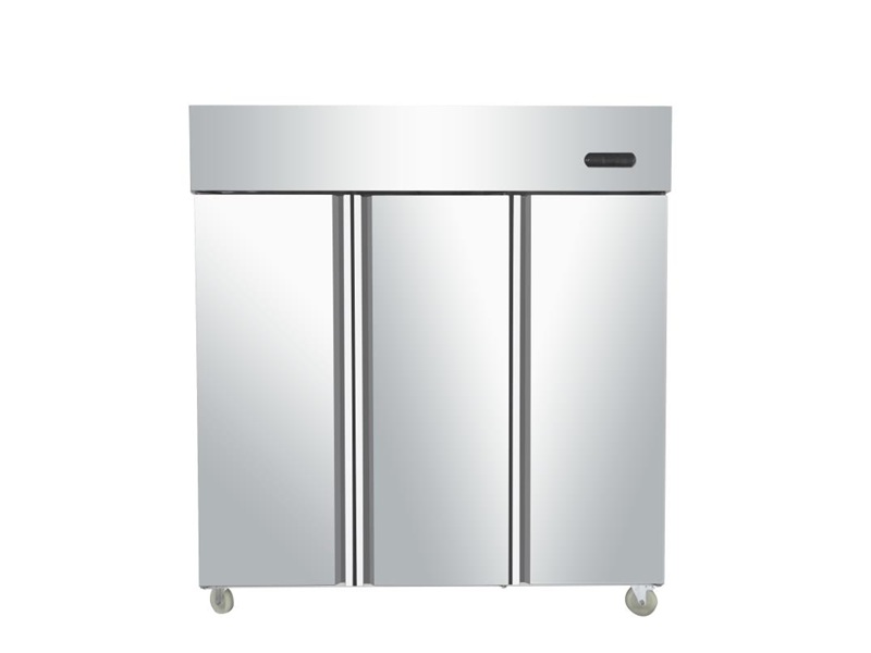 Coolberg Three Section Solid Door Reach-In Stainless Steel Refrigerator